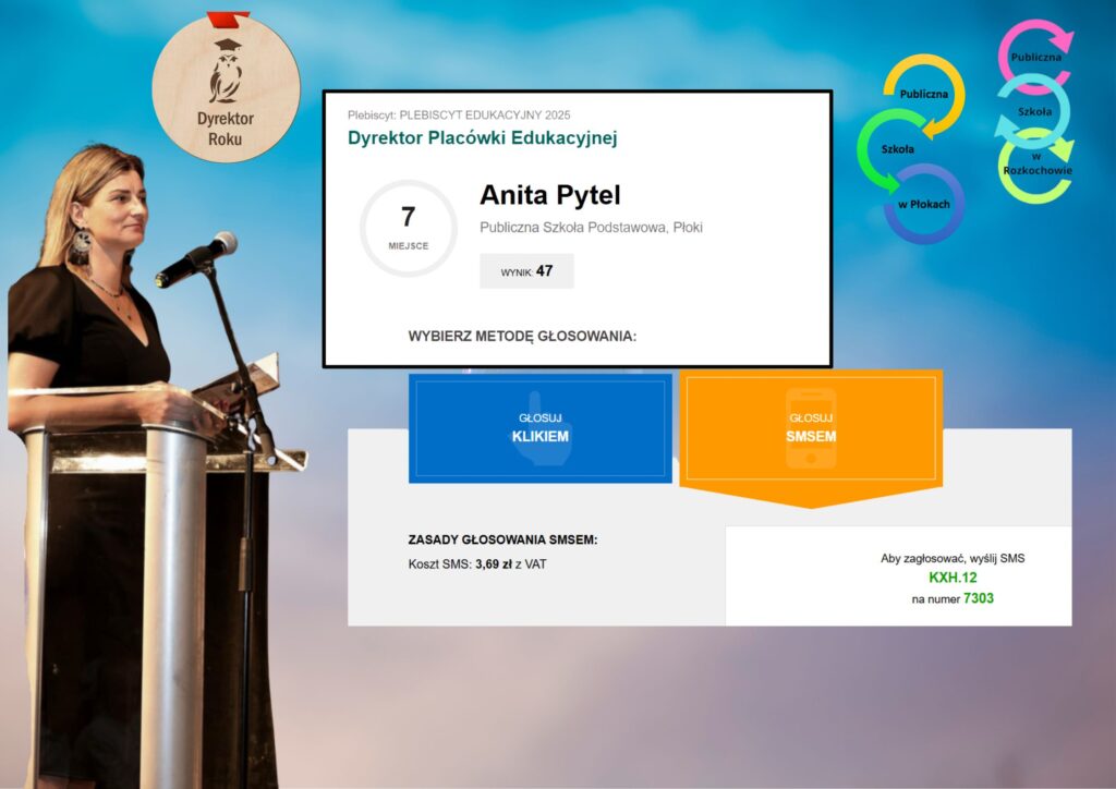 Plebiscyt Edukacyjny 2024r. na DYREKTORA ROKU!!!!